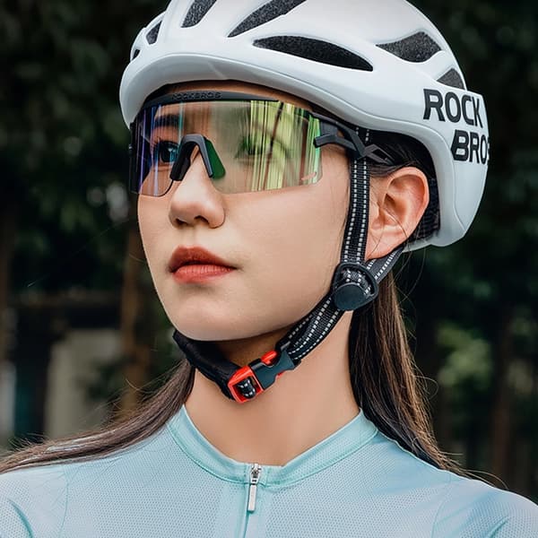 Rockbros Photochromic Cykelglasögon med UV-skydd - Grön Grön