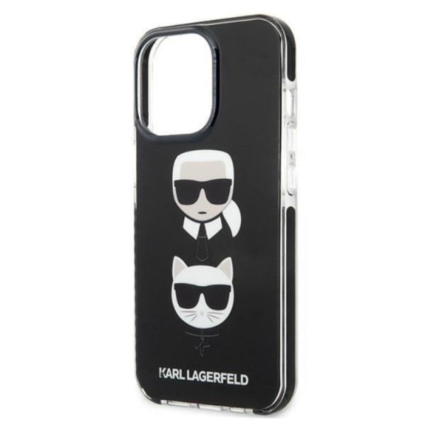 KARL LAGERFELD iPhone 13 Pro Max Cover Karl & Choupette Head - Sv