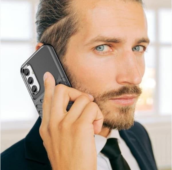 Telefontaske til Galaxy A24 4G Thunder Twill - Sort Black