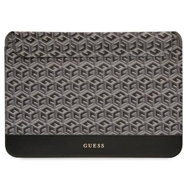 Guess Datafodral 14\" Sleeve GCube Stripes - Musta Black