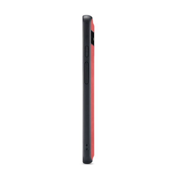 DG.MING Mobilskal till Google Pixel 8a Hybrid PU Läder+PC+TPU Röd