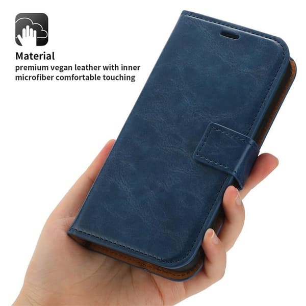 iPhone 15 Pro Max Plånboksfodral 2-in-1 Detachable - Blå Blå