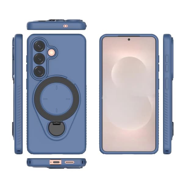 WANLONFENG Mobilskal för Samsung Galaxy S26 Plus Kickstand PC + TPU - Safir