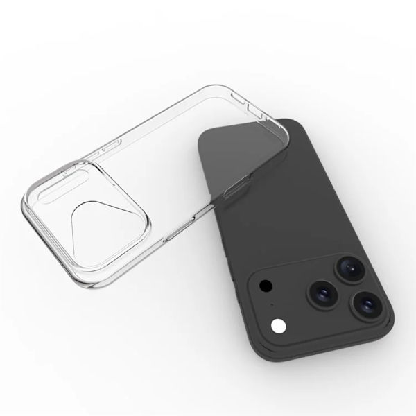 Mobilskal till iPhone 17 Pro Max TPU - Transparent Transparent