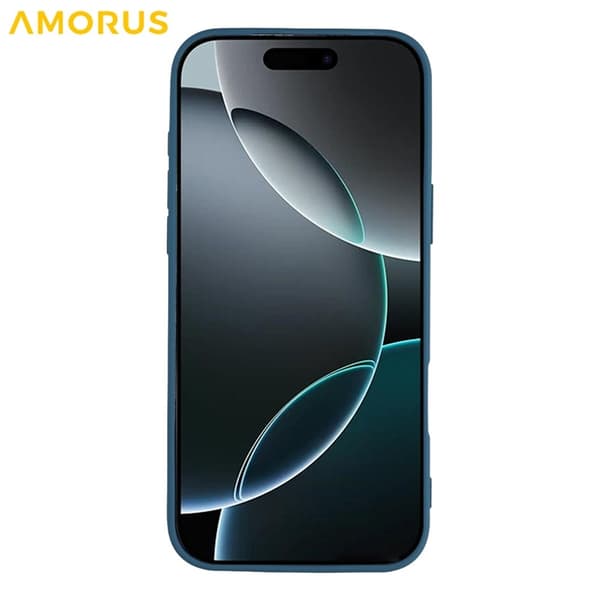 AMORUS Mobilskal till iPhone 17 Pro Precise Cutouts TPU Fiber - Blå Blå