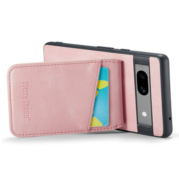 FIERRE SHANN Google Pixel 7 Fodral PU+TPU - Rosa