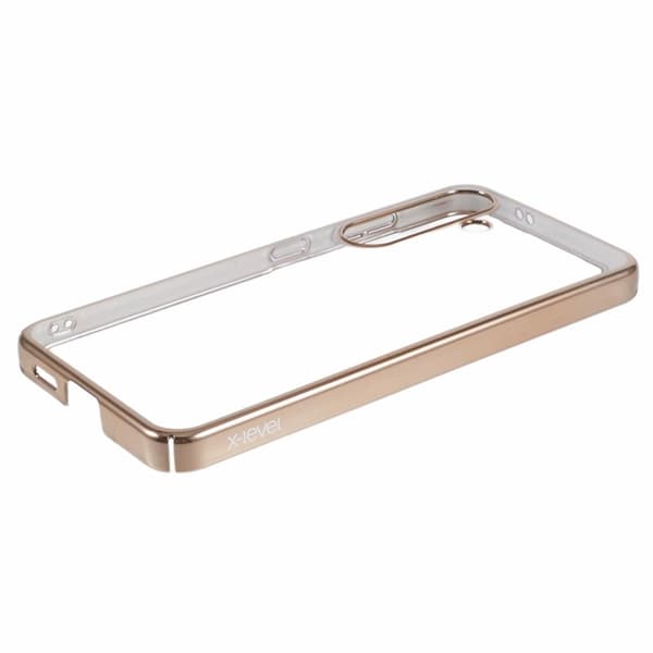 X-LEVEL Shockproof Case Mobilskal till Samsung Galaxy S24 Guld