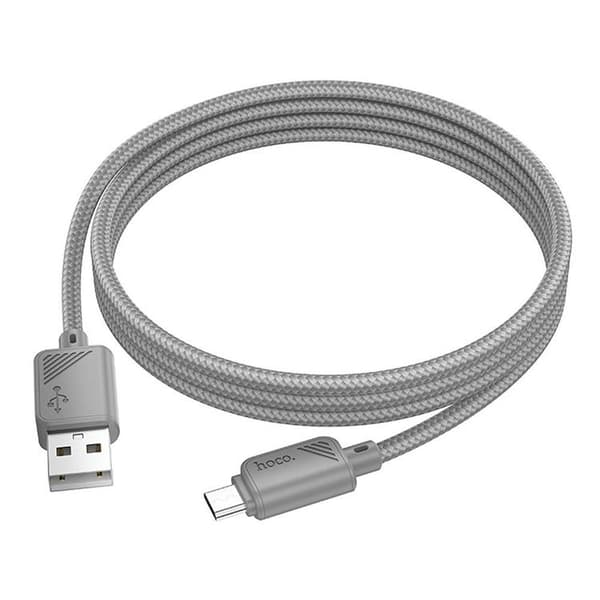 HOCO USB-A till Micro-USB Kabel 2.4A X113 1 m - Grå Grå
