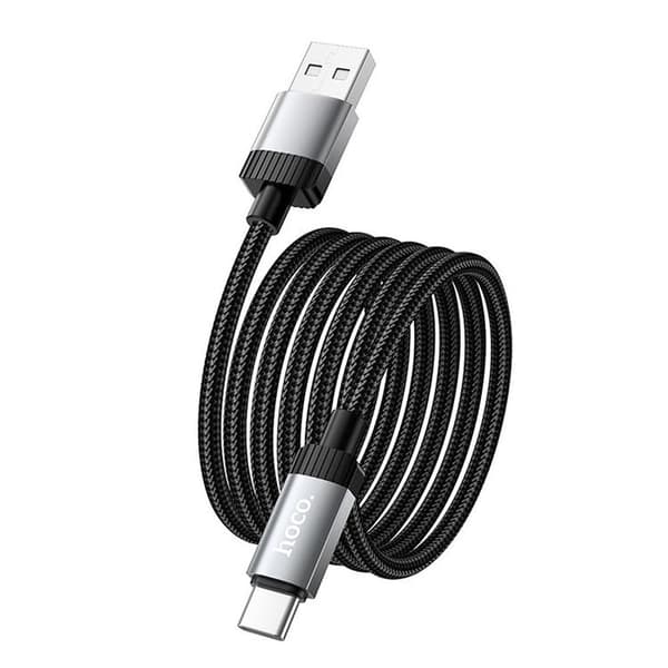 HOCO USB-A til USB-C Kabel 3A 1m X117 - Sort Svart