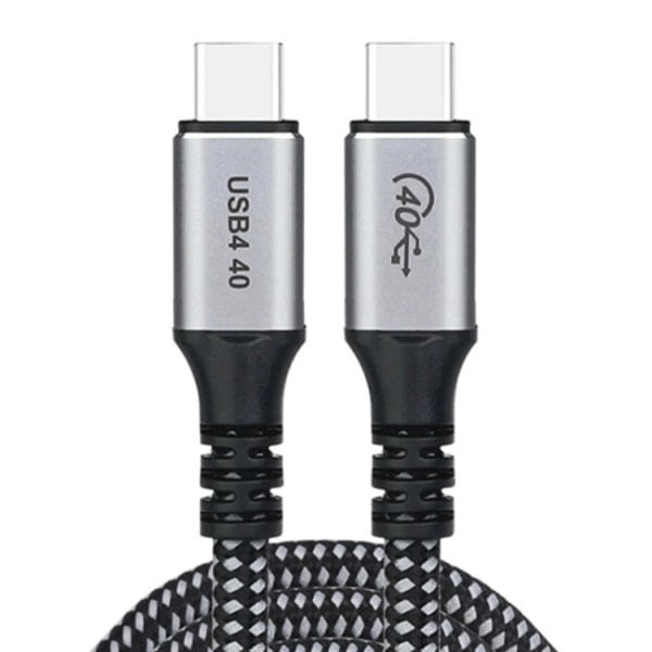 Choetech USB-C - USB-C-kaapeli 240 W 8K 60 Hz 1,2 m - Musta