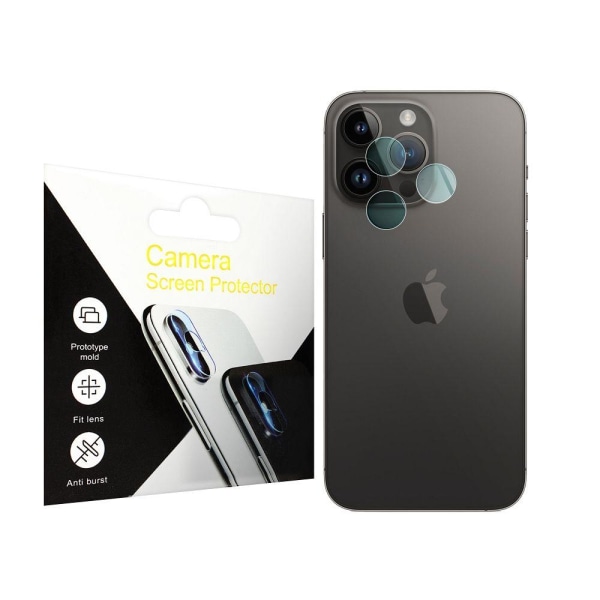 iPhone 14 Pro Max Kameralinsskydd i Härdat Glas