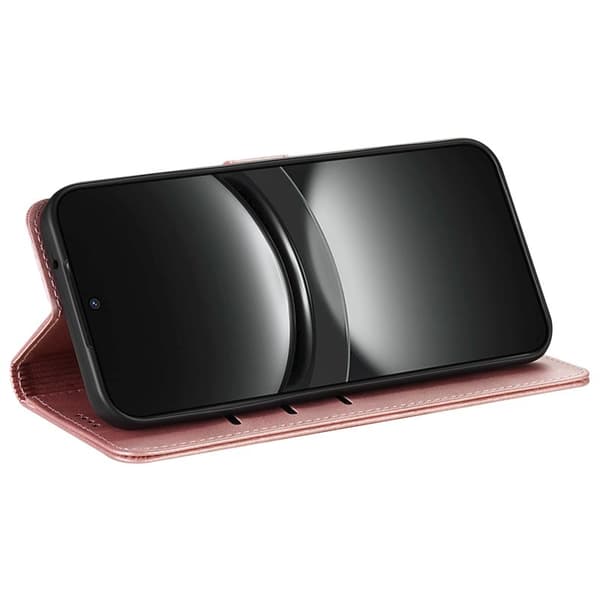 AZNS Samsung Galaxy S26+ Plånboksfodral Konstläder - Roséguld