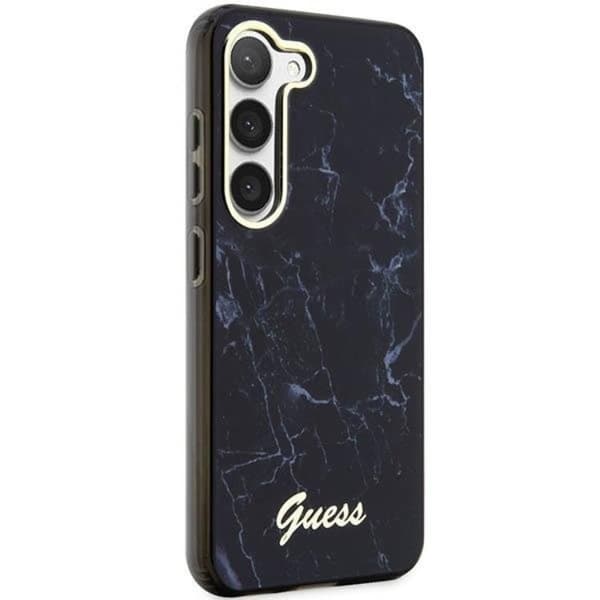 Guess Galaxy S23 Plus -puhelimen kuori Marble - Musta Black