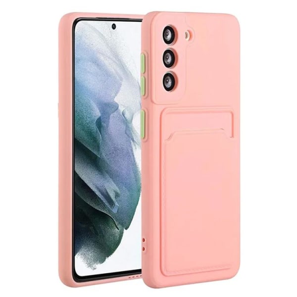 Galaxy S23 Plus Mobile Cover Kortholder TPU - Pink