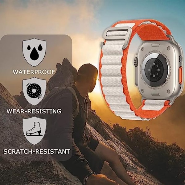 Apple Watch 2/3/4/5/6/7/SE (38/40/41mm) Alipine Loop Armband