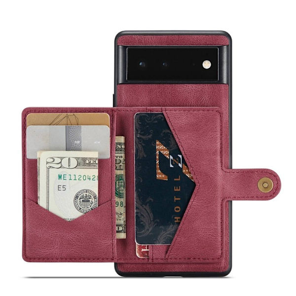 JEEHOOD Detachable Mobilskal Google Pixel 7 5G Röd