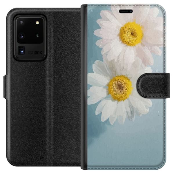 Plånboksfodral till Samsung Galaxy S20 Ultra med Sommarblommor