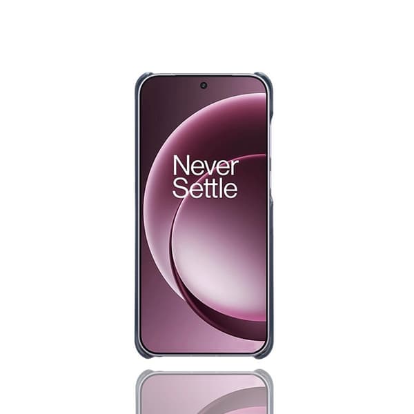 Mobilskal till OnePlus 15 5G Calf Texture PU Läder - Blå Blå