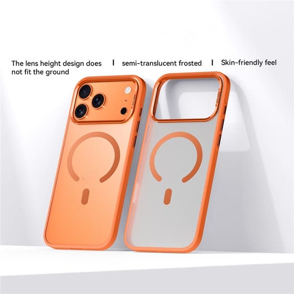 SULADA Mobilskal till iPhone 17 Pro MagSafe PC+TPU - Orange Orange