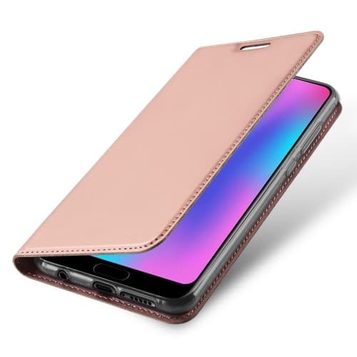 Dux Ducis Plånboksfodral Till Huawei Honor 10 - Rose Gold Rosa