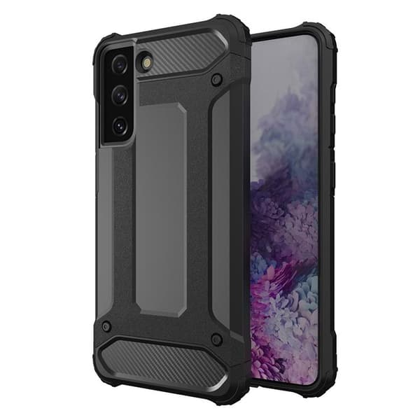 Galaxy S23 Plus Skal Hybrid Armored - Sort Black