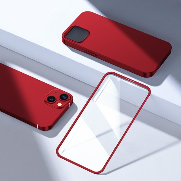 Joyroom iPhone 13 Cover 360 Fuld - Rød