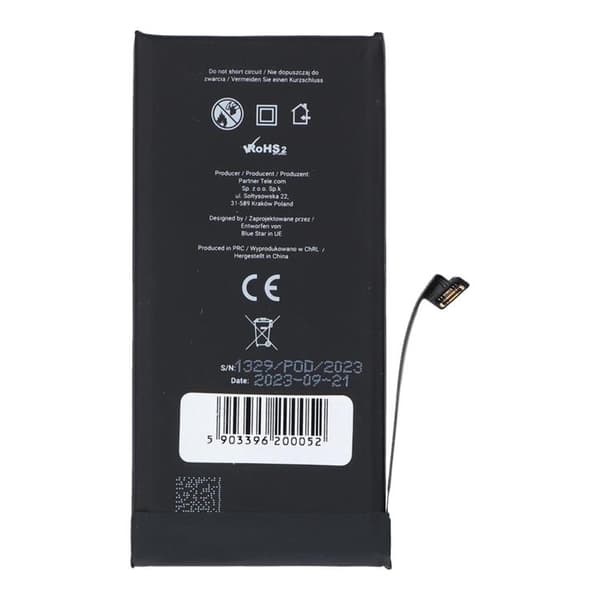 Blue Star iPhone 13 Mini Batteri HQ 2406 mAh
