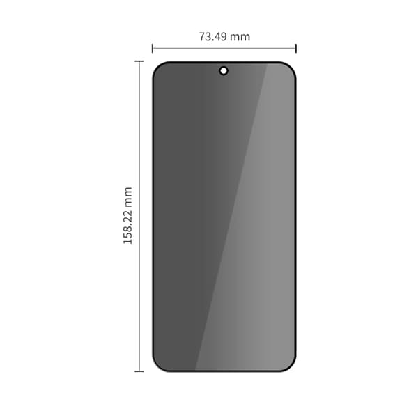 [2-Pack] Tech-Protect hærdet glas skærmbeskytter til Galaxy A37/A57/S25 FE Svart