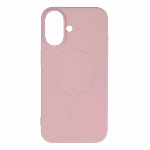 Telefontaske til Galaxy S25 Edge Magsafe Flydende Silikone - Lyserød Rosa