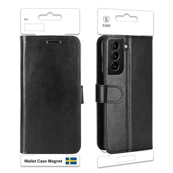 SiGN Pungetui til Samsung Galaxy S21 - Sort Svart