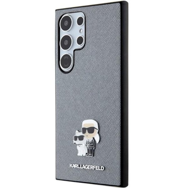Karl Lagerfeld Galaxy S24 Ultra Mobilskal Saffiano Metal Pin