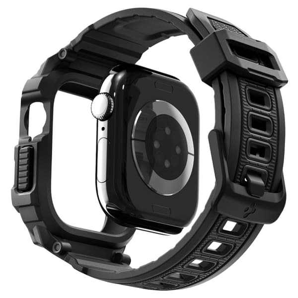 Spigen Apple Watch 42mm Series 10 Etui Rugged Armor Pro - Mat Sort Svart