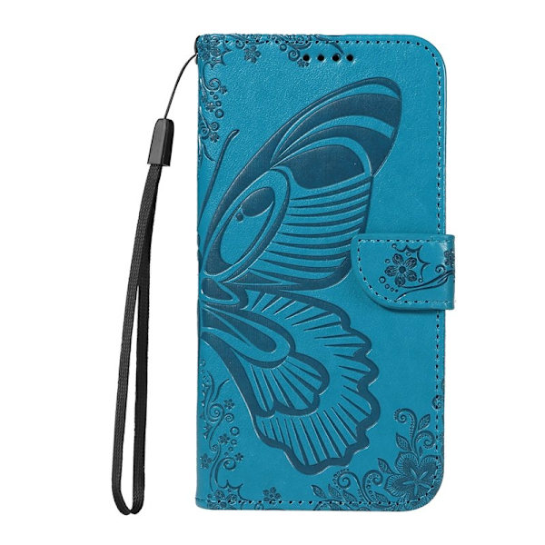 Samsung Galaxy S26 Plus Skal PU Läder Folio Flip - Blå