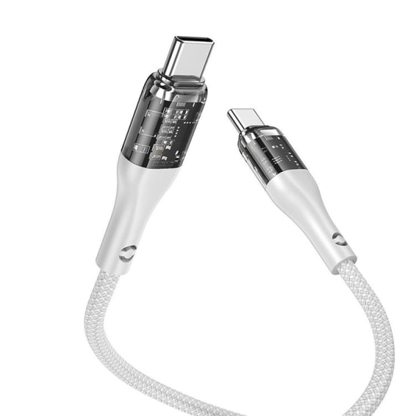 Hoco USB-C Till USB-C Kabel 1.2m 100W - Grå