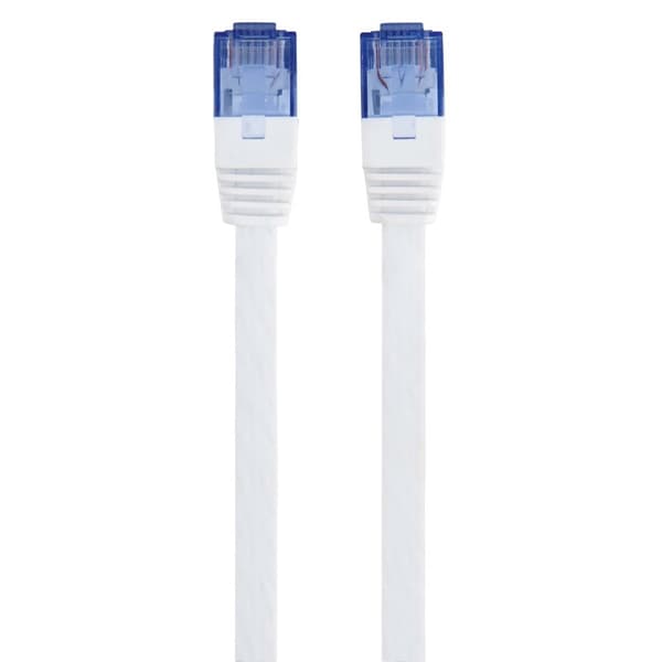 HAMA Netværkskabel CAT6 UTP Flad Hvid 10m