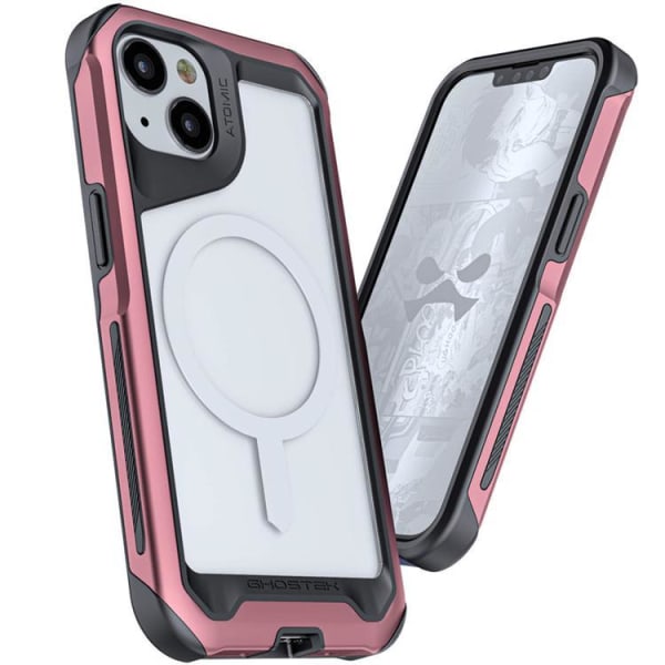 Ghostek MagSafe Atomic Slim Cover iPhone 13 - vaaleanpunainen