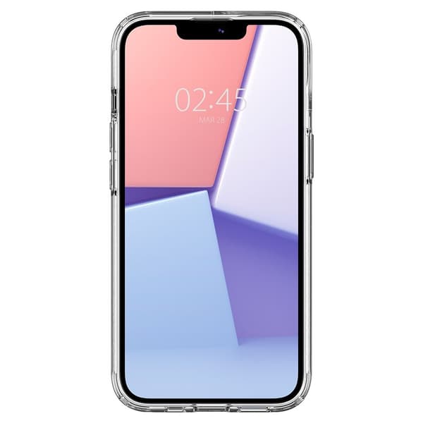 Spigen Ultra Hybrid Mobilskal iPhone 13 - Crystal Clear Transparent