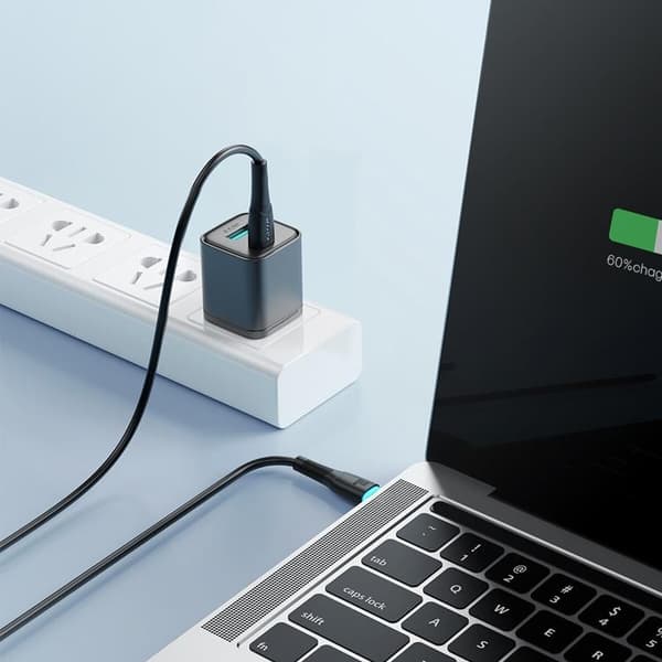 Joyroom Starry USB-C till USB-C kabel 60W 1m - Svart Svart