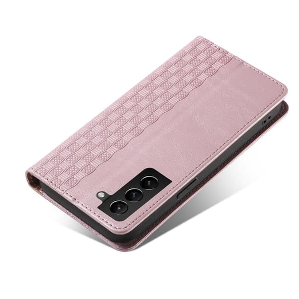 Galaxy S22 Plus Plånboksfodral Magnet Strap - Rosa Rosa