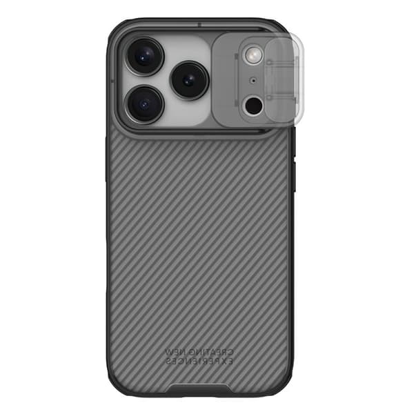 NILLKIN Camshield Pro Mobilskal till iPhone 17 Pro TPU + PC Klar Svart