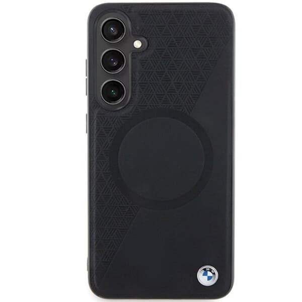 BMW Mobilskal till Galaxy S24 Magsafe Half Textured & Circle Svart