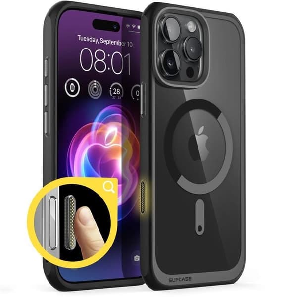 Supcase Mobilskal till iPhone 16 Pro Max Magsafe UB - Svart Svart