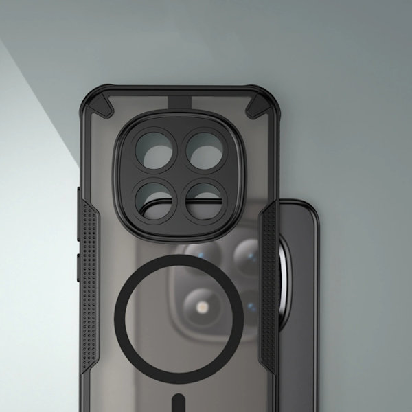 Tech-Protect Mobilskal för Xiaomi Redmi Note 15 Pro Plus MagSafe Rugged Shield Svart