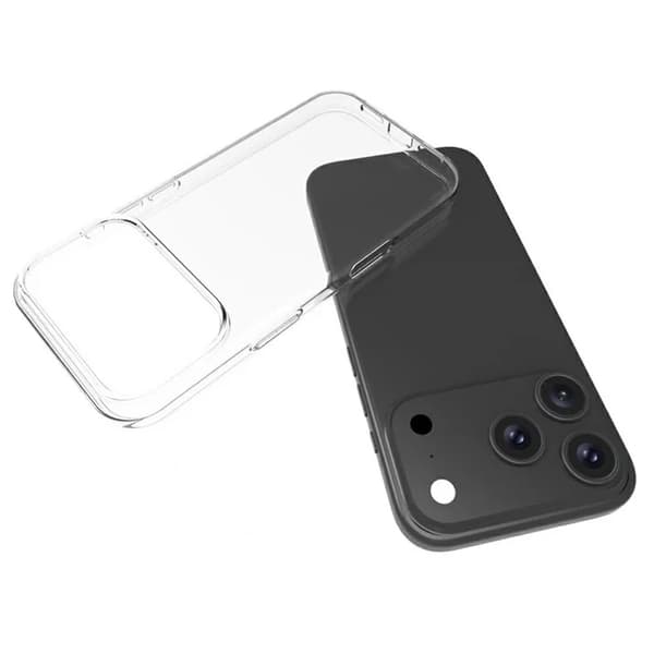 Mobilskal till iPhone 17 Pro Crystal Clear TPU - Transparent Transparent