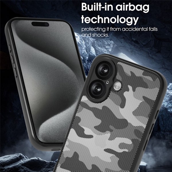 IBMRS Mobilskal till iPhone 17 Anti-Fall Soft Grön