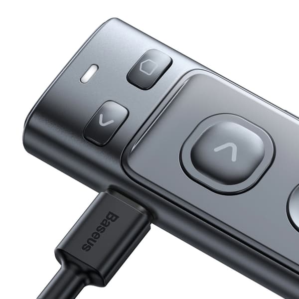 Baseus laser pointer fjärrkontroll PC (utan batteri) - Grå Grå