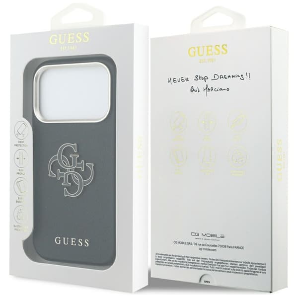 Guess Mobilskal iPhone 17 Pro Max FW Resin Logo - Svart Svart