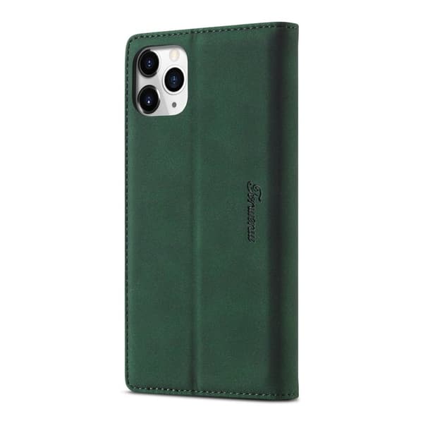 FORWENW F1 Series Plånboksfodral för iPhone 11 Pro Konstläder - Grön