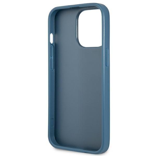 Guess iPhone 13 Pro Max -suojuskorttipidike 4G kolmiologo - sininen