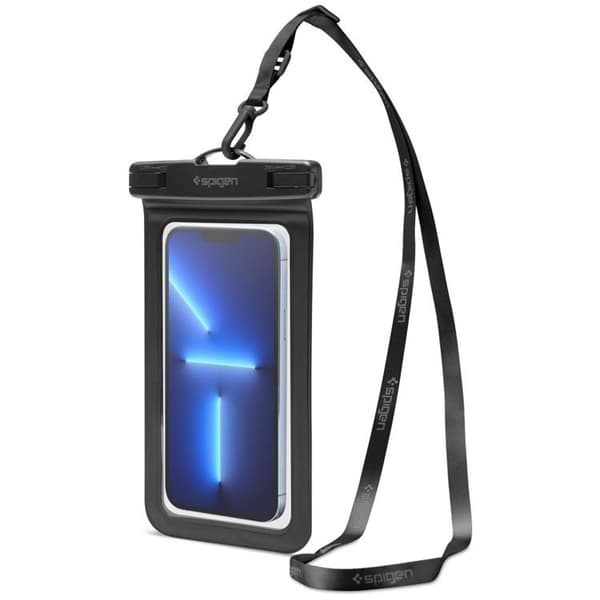 Spigen Universal Vandtæt Mobilpose A601 - Sort Svart